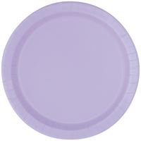 PLATE PAPER 7IN 20PC LAVENDER