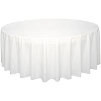Tablecloth Round 84I White