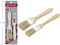 BRUSH KITCHEN 2PC WOOD HANDLE