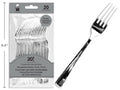 FORK PLASTIC SILVER 20PC
