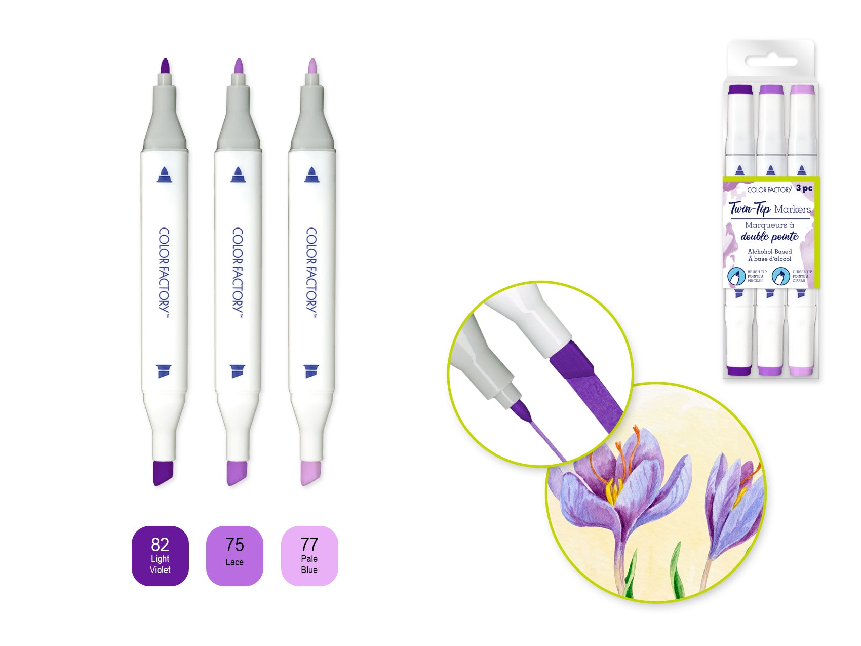 MARKER ALCOHO BASE TWIN VIOLA