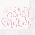 NAPKIN LUNCHX16 PINK BABY SHOW