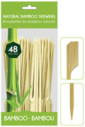 SKEWER BAMBOO PADDLE 6IN 48PC