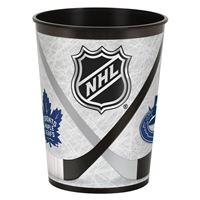 CUP PLASTIC 16OZ NHL FANS