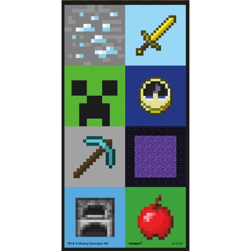 STICKER 16 MINECRAFT LENTI