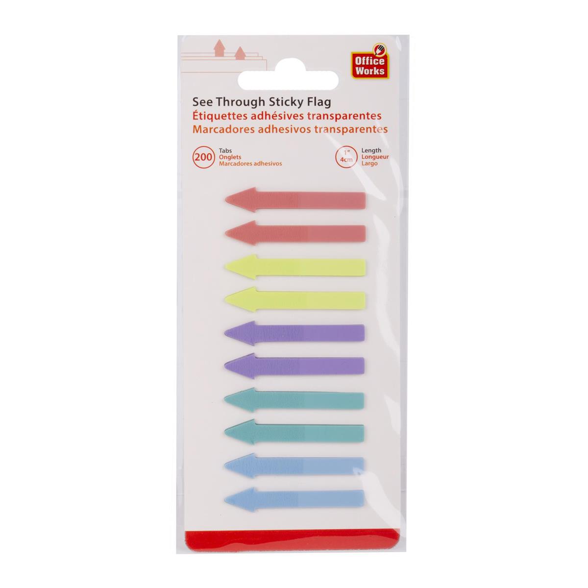 NOTE STICKEY FLAG 200PC