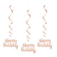 DECO HANGIN SWIRL ROSE GOLD BD