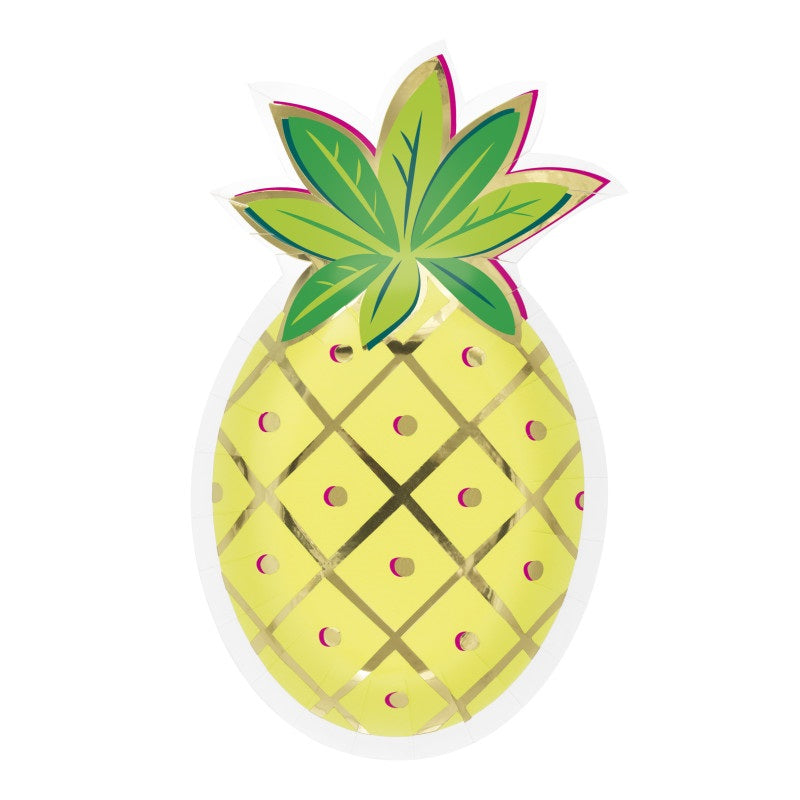 PLATE PINEAPPLE