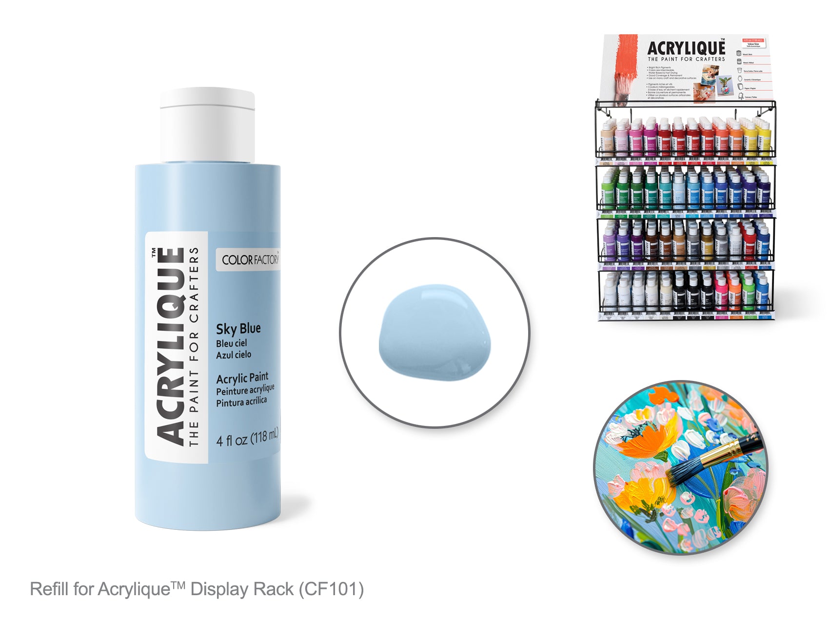 PAINT ACRYLIC 118ML SKY BLUE