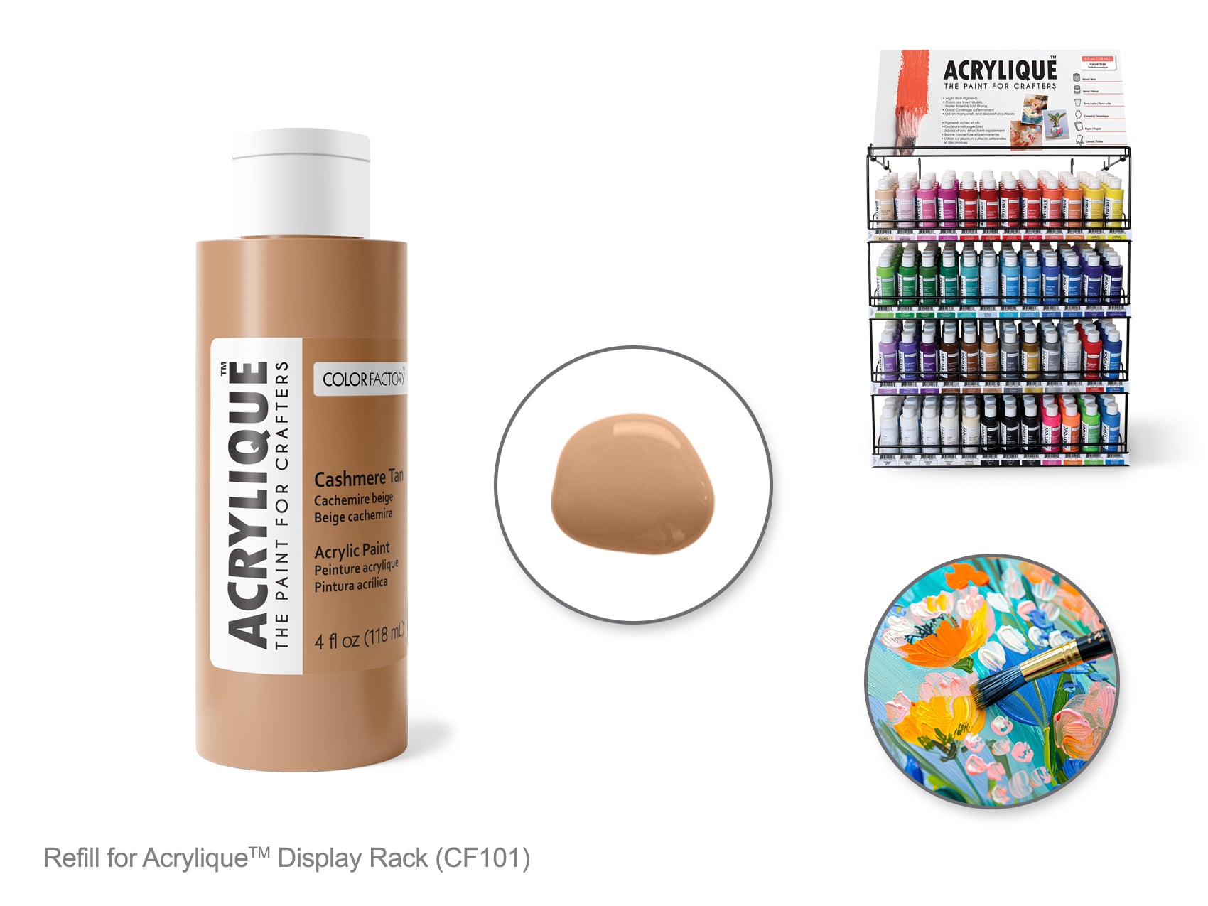 PAINT ACRYLIC 118ML CASHMERE