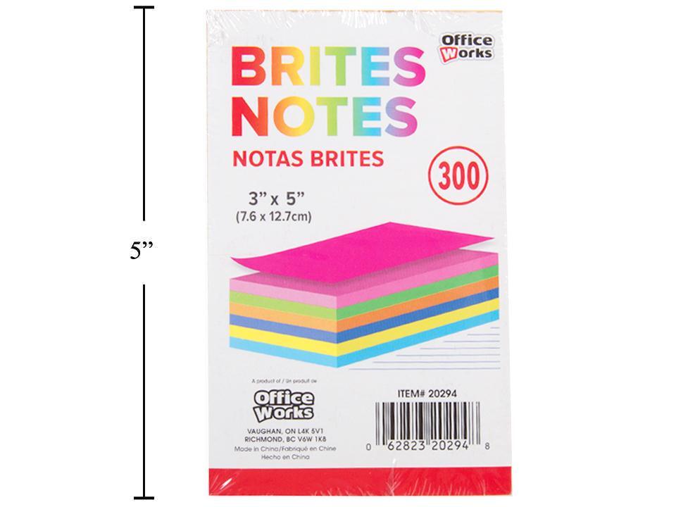 NOTE PAD RULED BRITED 150P 3X5