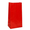 Bag Paper Party 12Pk Red
