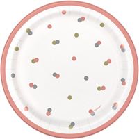 PLATE 7IN ROSE GOLD