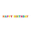 BANNER BDAY GOLD/RAINBOW