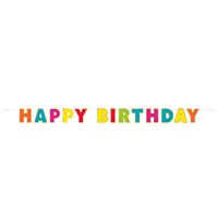 BANNER BDAY GOLD/RAINBOW