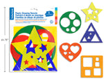 STENCIL PLASTIC 5PC