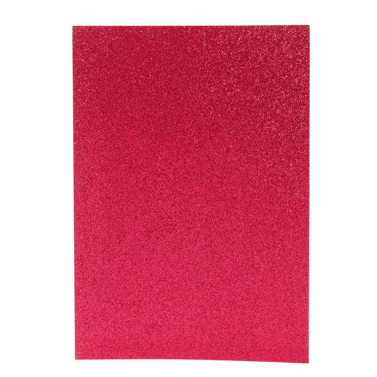 PAPER 8.5X11 GLITTER RED