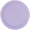 PLATE 9IN ROUND LAVENDER 20