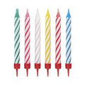 CANDLE 12 IN HOLDERS