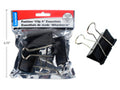 CLIP FOLD BACK BLACK 2IN 3PC
