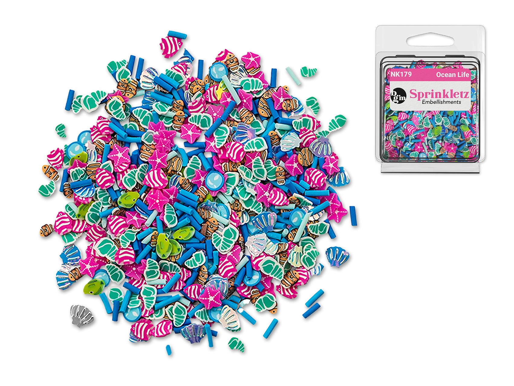 CONFETTI CLAY MINI OCEAN LIFE