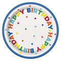 PLATE 7IN DOT/STAR BDAY