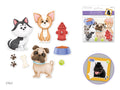 STICKER DIE CUT 24PC DOG
