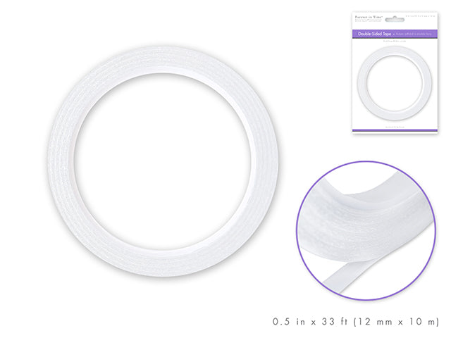 TAPE DOUBLESIDED 12MM 10M