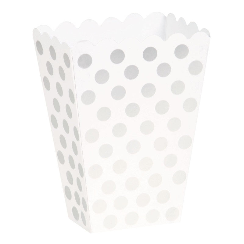 BOX TREAT X8 DOTS SILVER
