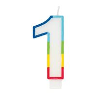 CANDLE RAINBOW NUMBER 1