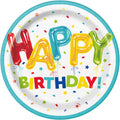 PLATE PAPER 9IX8 HAPPY BDAY