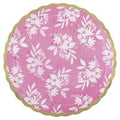 PLATE 8.25IN MINI FLOWER PINK