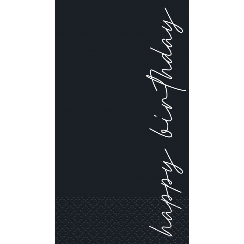 GUEST TOWEL SCRIPT BDAY