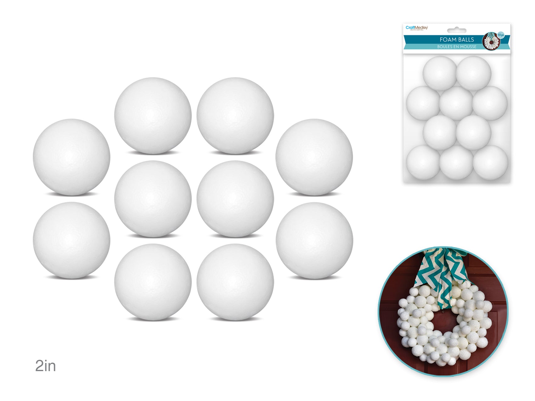 CRAFT BALL FOAM 2I X10