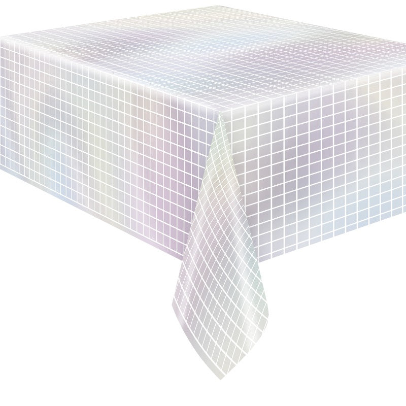 TABLECLOTH 54X84 IRIDESCENT