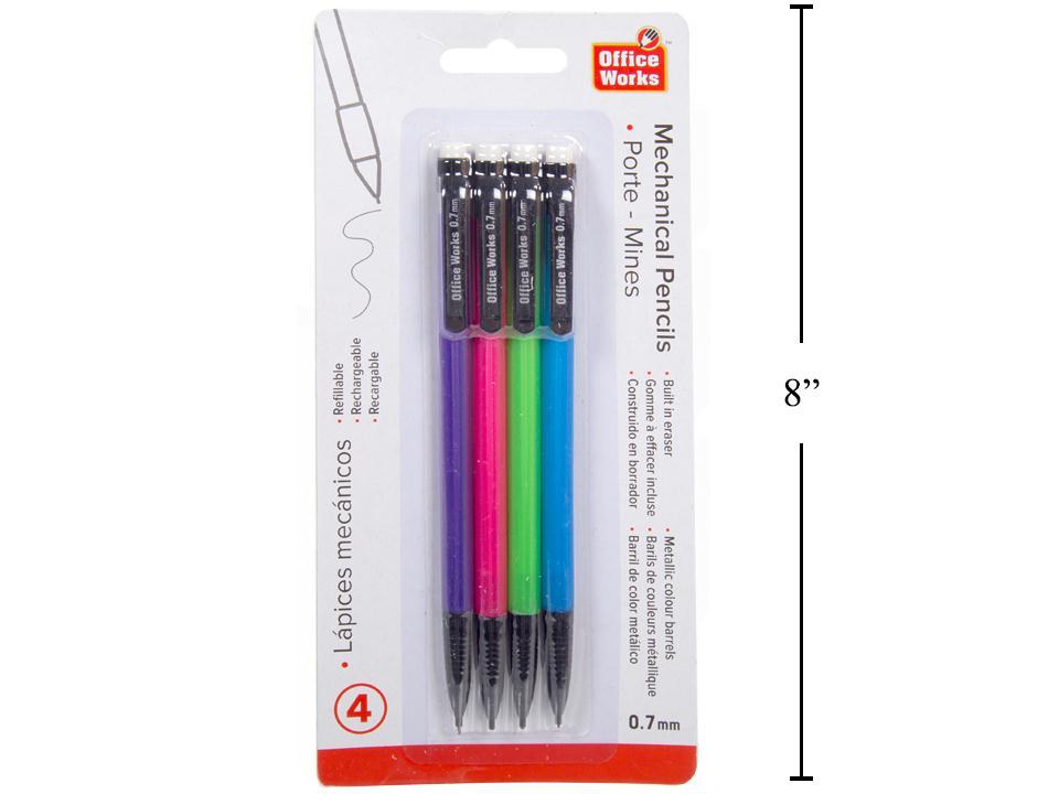 PENCIL MECHANICAL 0.9MM 4PC