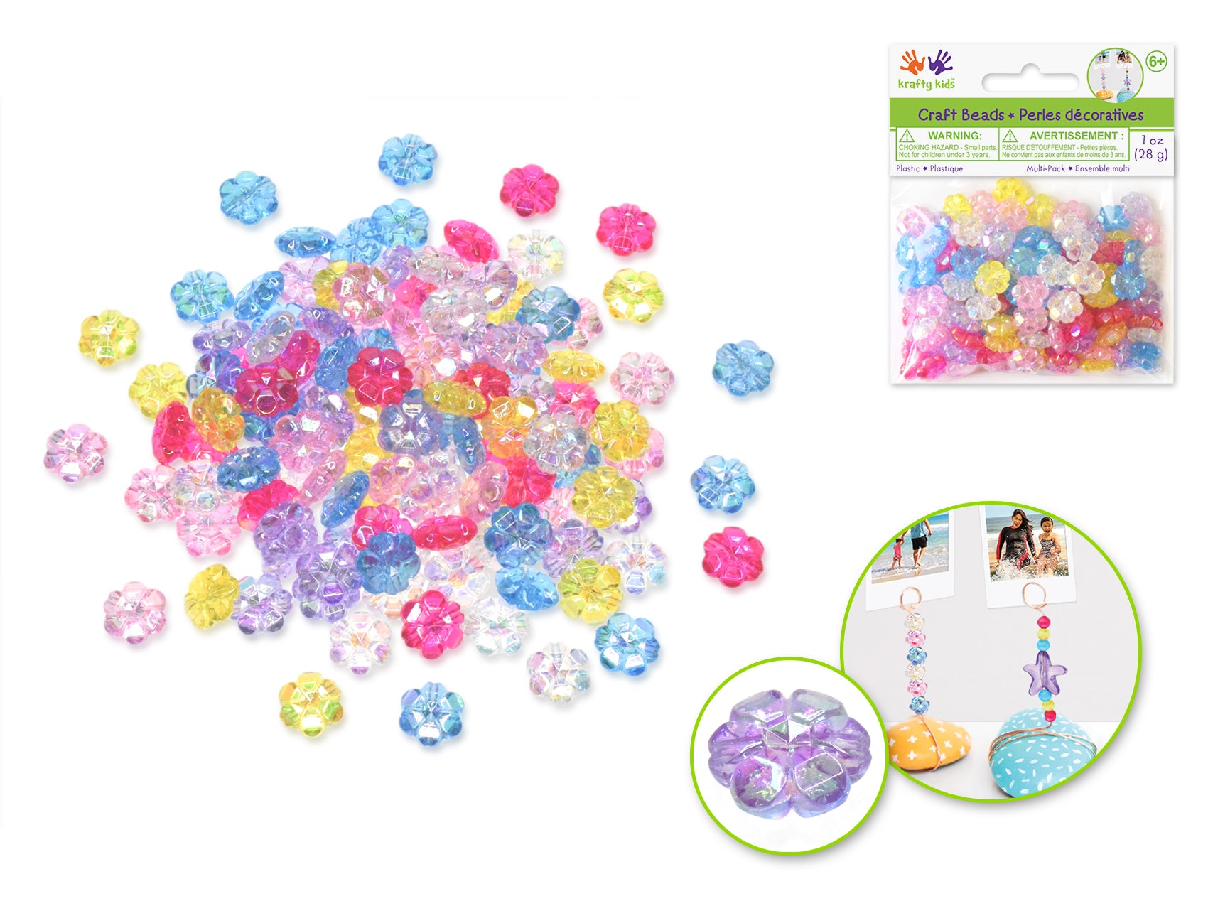 BEAD 28G FLOWER