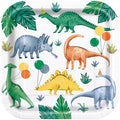 PLATE 9IN SQ PARTY DINO