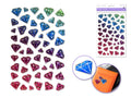 STICKER 3D PUFFY DIAMOND