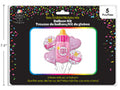 BALLOON FOIL ITS A GIRL 5PC