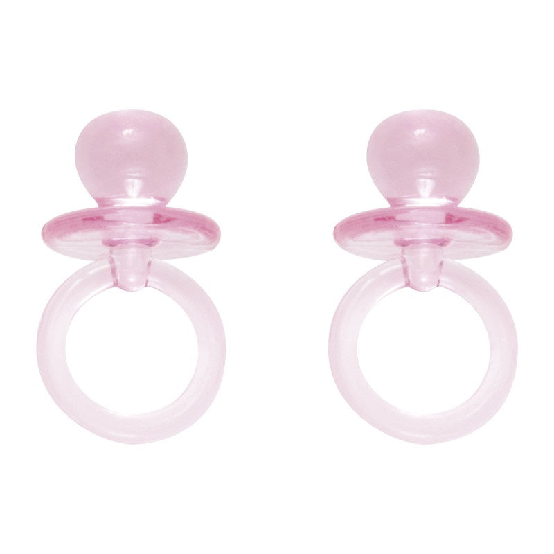 Pacifier 1In Pink Crystal Pav