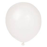 Balloon White 12In Helium 10PC
