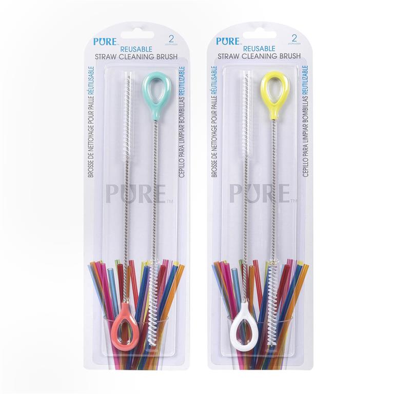 BRUSH STRAW 2PC