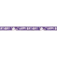 BANNER UNICORN BDAY