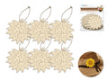 CRAFT WOOD SHAPE 6PC SUNFLOWER