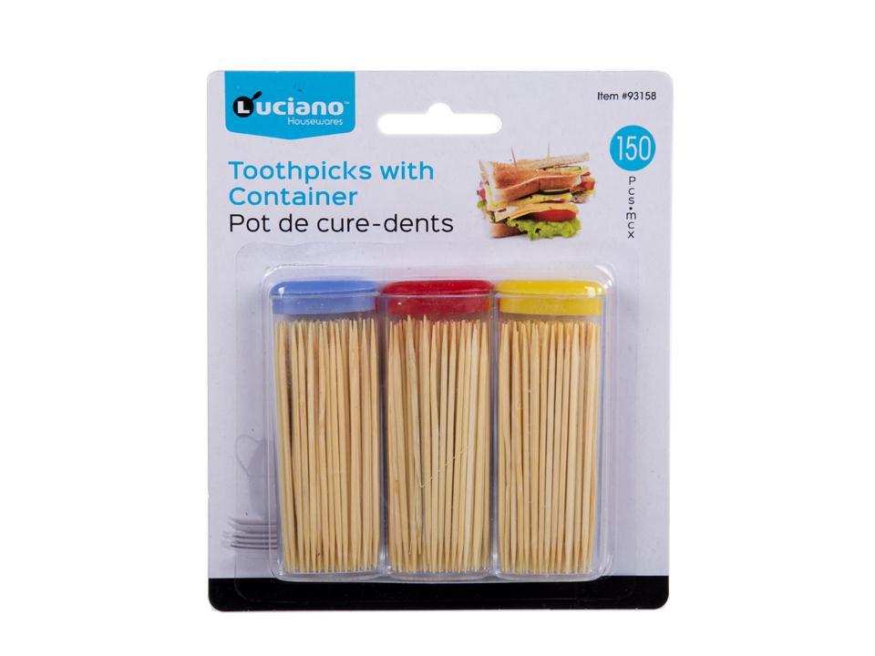 TOOTHGPICK W/CONTAINER