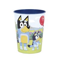 CUP 16OZ PLASTIC BLUEY