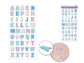 STICKER 3D FOIL ALPHABET CELEB