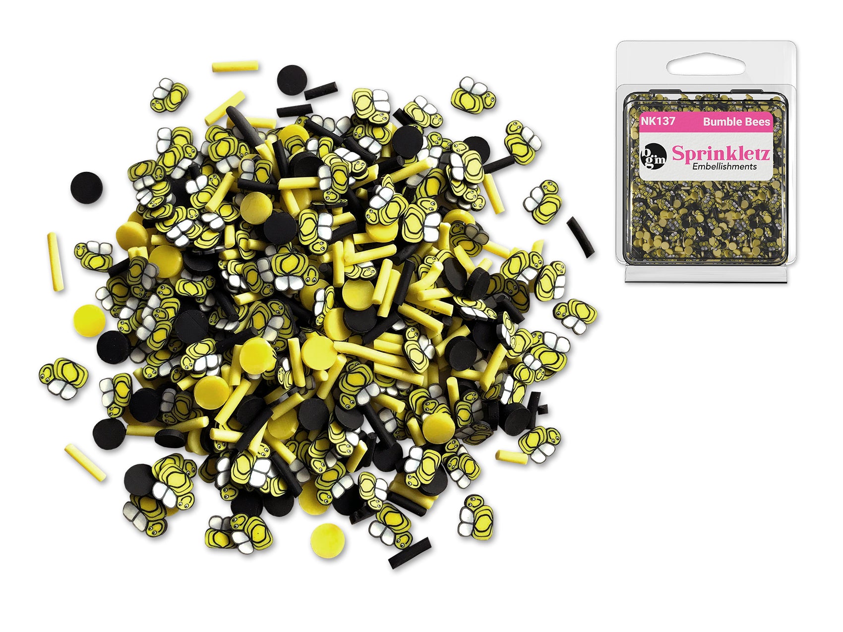 CONFETTI CLAY MINI BEE