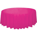 TABLECLOTH 84IN NEON PINK